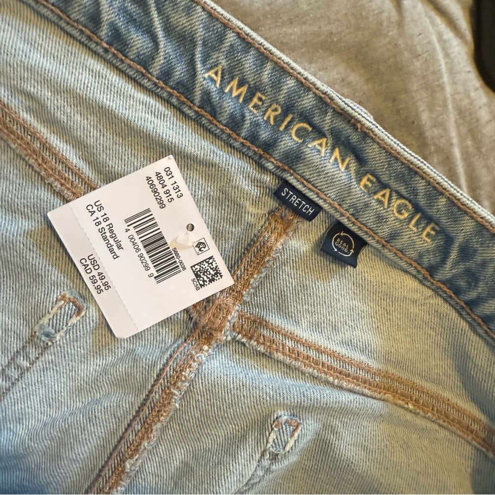 American Eagle Outfitters | Light Blue Denim Mini Skirt - Picture 5 of 8
